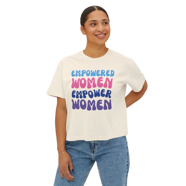 Empowered Women Empower Women - Women's Boxy Tee - Image 4