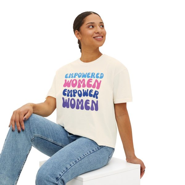 Empowered Women Empower Women - Women's Boxy Tee - Image 6