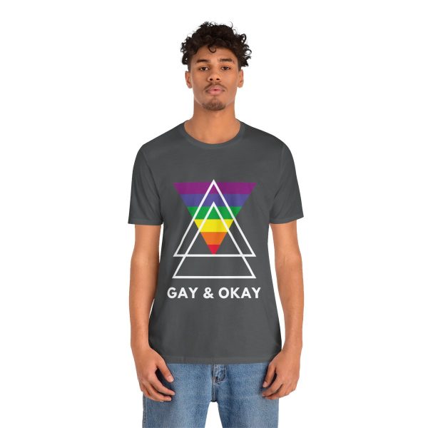 Gay and OK - Short Sleeve Tee - Image 186