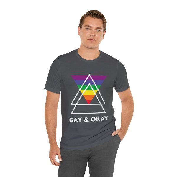 Gay and OK - Short Sleeve Tee - Image 188