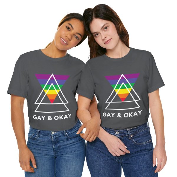 Gay and OK - Short Sleeve Tee - Image 200