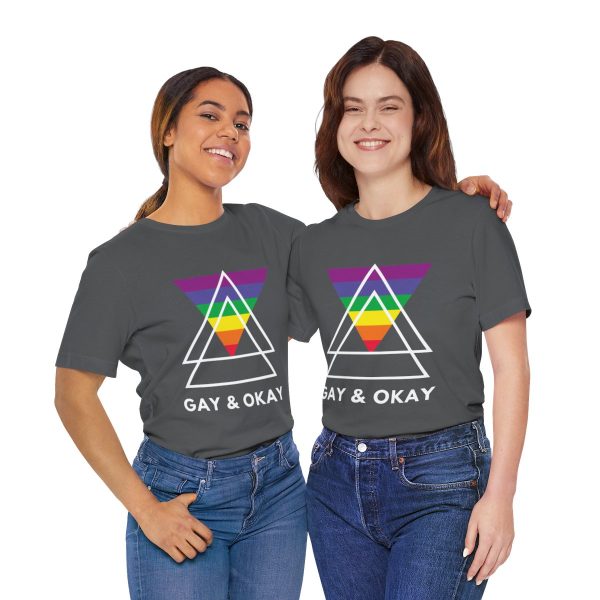 Gay and OK - Short Sleeve Tee - Image 201