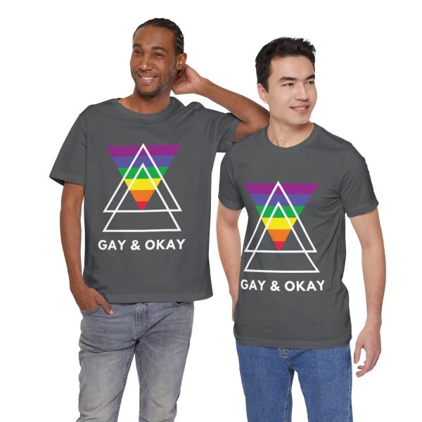 Gay and OK - Short Sleeve Tee - Image 202