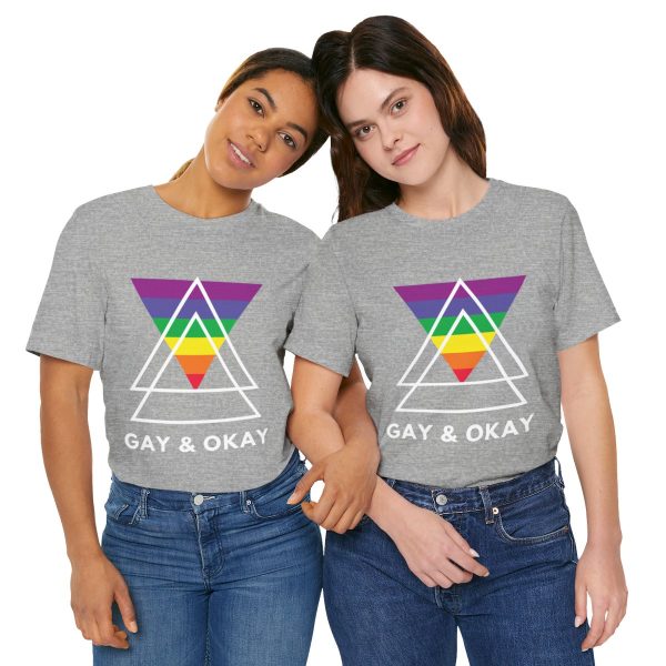 Gay and OK - Short Sleeve Tee - Image 171