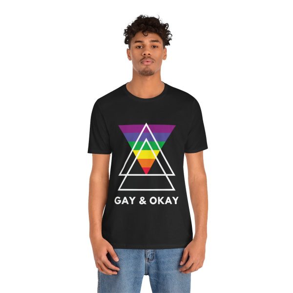 Gay and OK - Short Sleeve Tee - Image 70