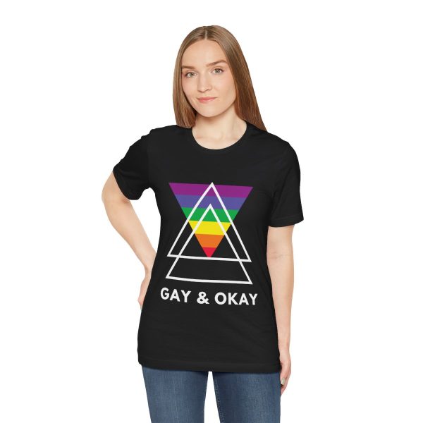 Gay and OK - Short Sleeve Tee - Image 71