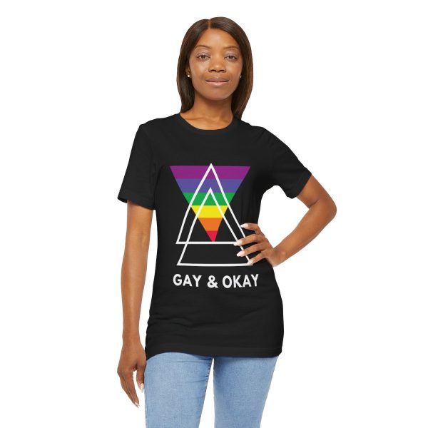 Gay and OK - Short Sleeve Tee - Image 80