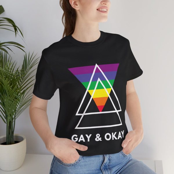 Gay and OK - Short Sleeve Tee - Image 82