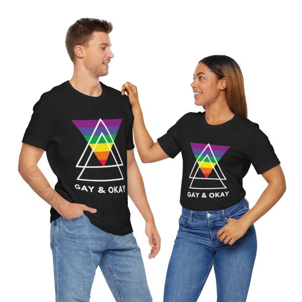 Gay and OK - Short Sleeve Tee - Image 83