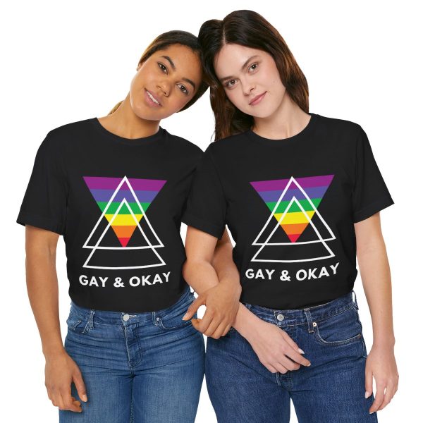 Gay and OK - Short Sleeve Tee - Image 84