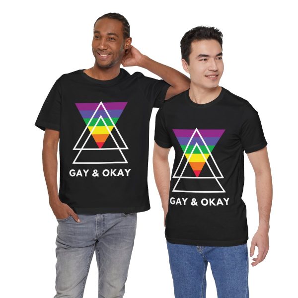 Gay and OK - Short Sleeve Tee - Image 86