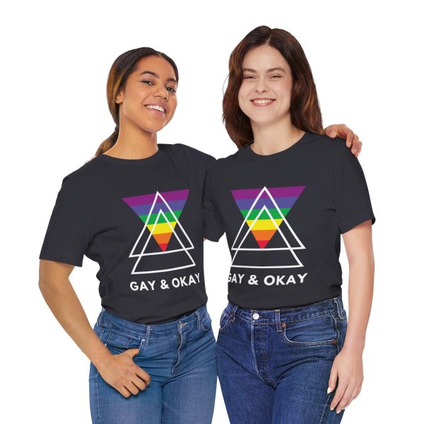 Gay and OK - Short Sleeve Tee - Image 143