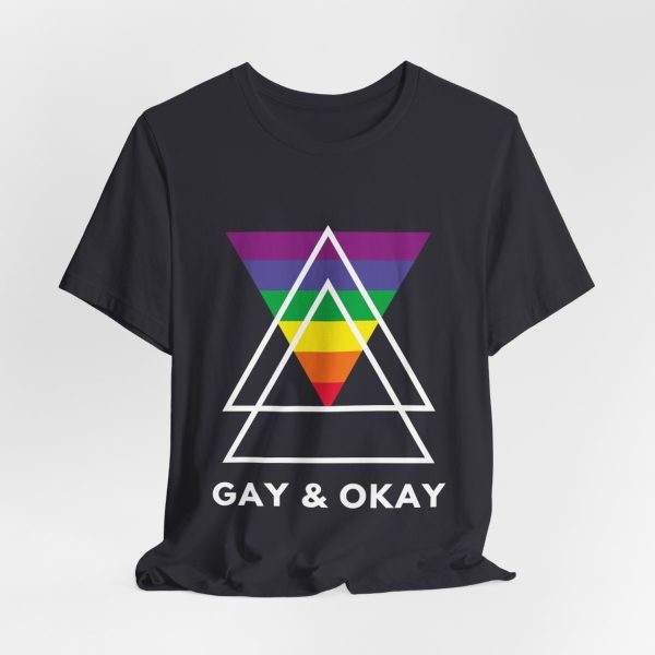 Gay and OK - Short Sleeve Tee - Image 123