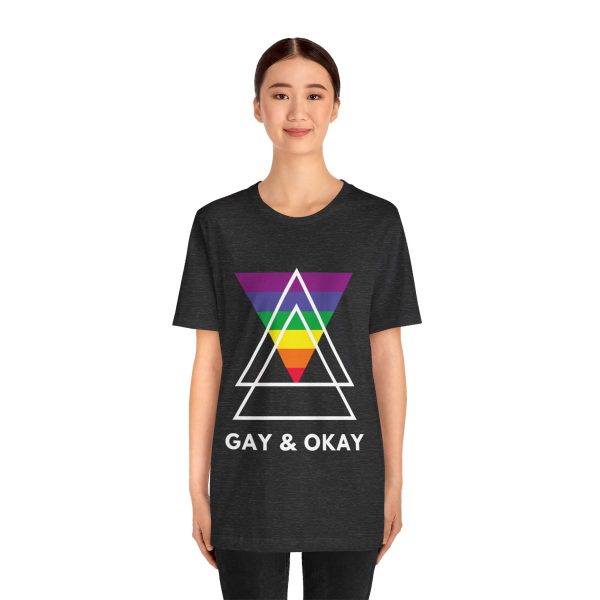 Gay and OK - Short Sleeve Tee - Image 11