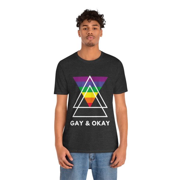 Gay and OK - Short Sleeve Tee - Image 12