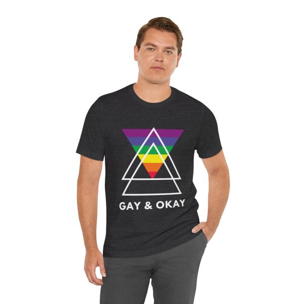 Gay and OK - Short Sleeve Tee - Image 14