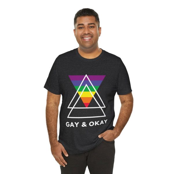 Gay and OK - Short Sleeve Tee - Image 16