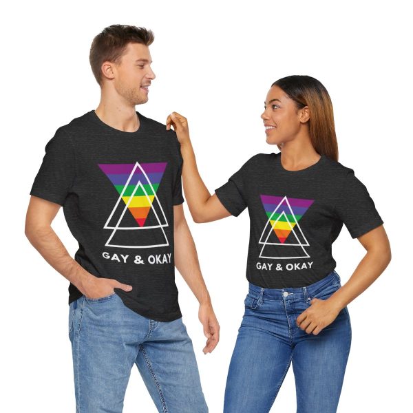 Gay and OK - Short Sleeve Tee - Image 25