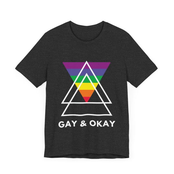 Gay and OK - Short Sleeve Tee - Image 4