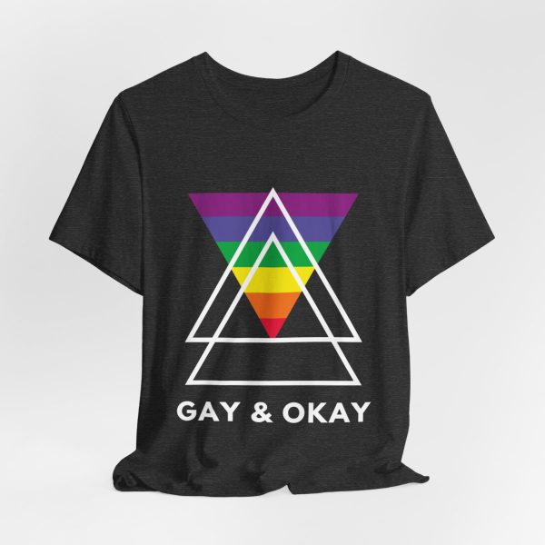 Gay and OK - Short Sleeve Tee - Image 7