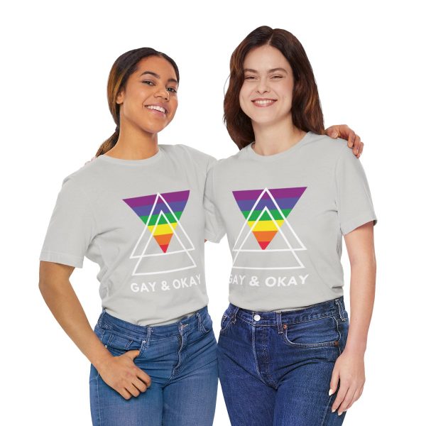 Gay and OK - Short Sleeve Tee - Image 114