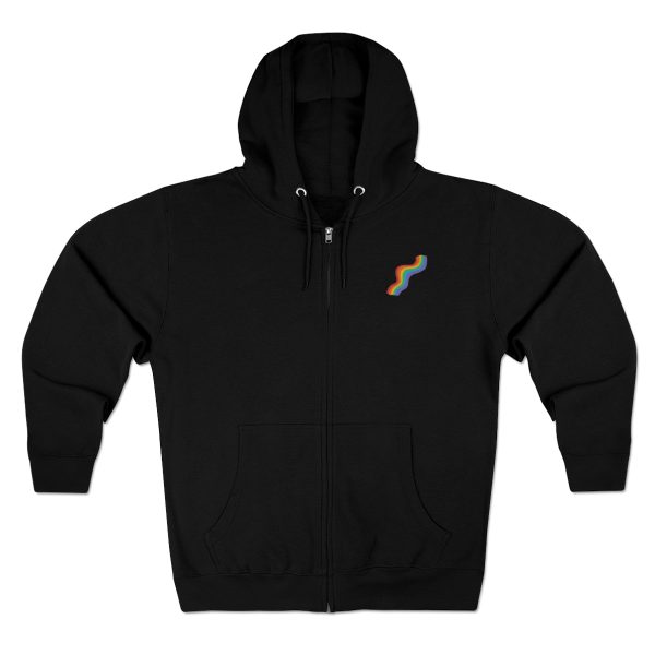 Trans Rights are Human Rights - Zip Hoodie - Image 2