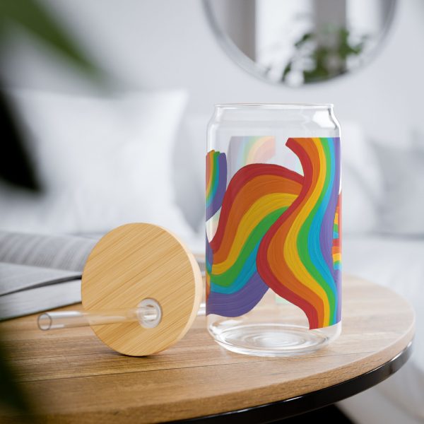 Rainbow Glass, 16oz